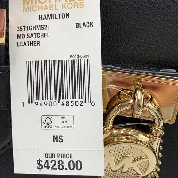 Michael Kors Hamilton Meidum Satchel Shoulder Crossbody - Picture 15 of 16